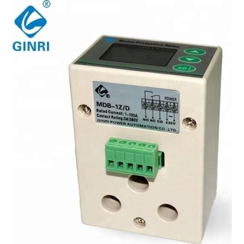 Ginri MDB-1Z Instead Thermal Protector Current Phase Protection Relay small size Motor Protector device
