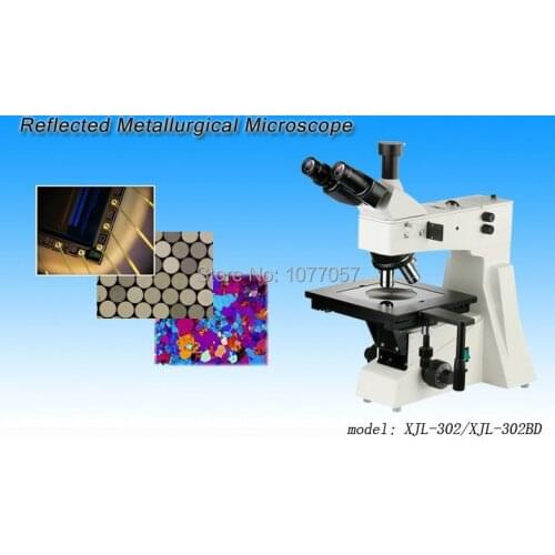 Hot Sale Made in China 50X-800X Trinocular Upright Metallurgical Microscope MM-XJL-302