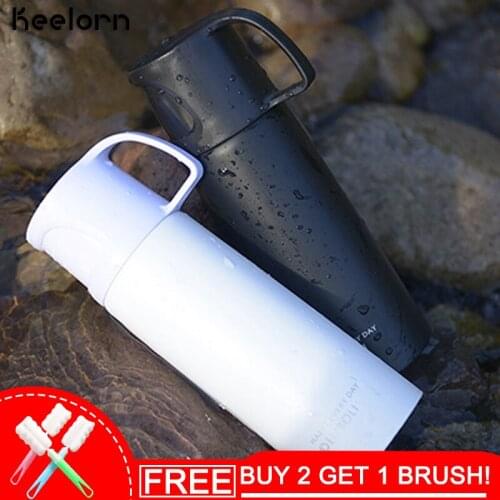 Keelorn Top Grade 304 Portable Stainless Steel Cute Insulated Cup Outdoor Thermal Children Large-Volume Daily Vacuum Cup