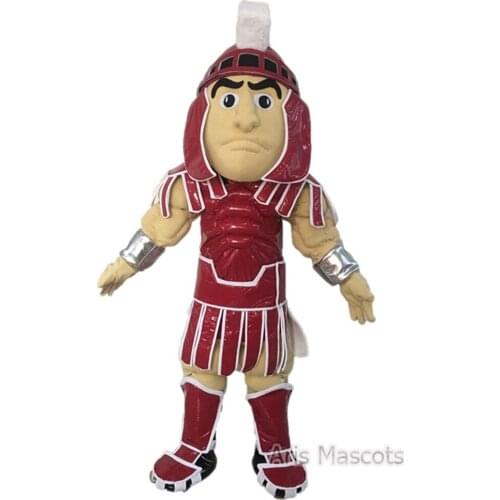Muscle Knight Costume Full Mascot Warrior Plush Suit Adults Fancy Dress for Sports Team Customized Carnival Costumes