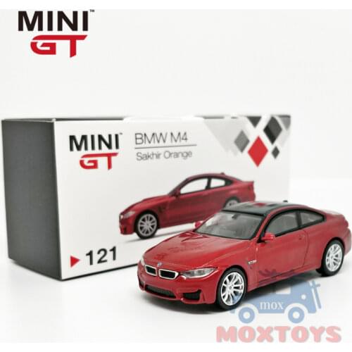 MINI GT 1:64 M4 (F82) Sakhir Orange RHD Diecast Model Car