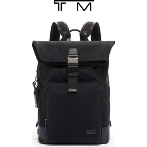 HARRISON series mens fashion casual backpack all-match roll top computer bag 66021