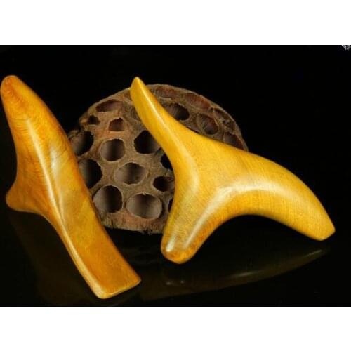 New Arrive Acupuncture massage rod acupuncture point rod Foot massage tool camphor wood triangle bird foot massage device