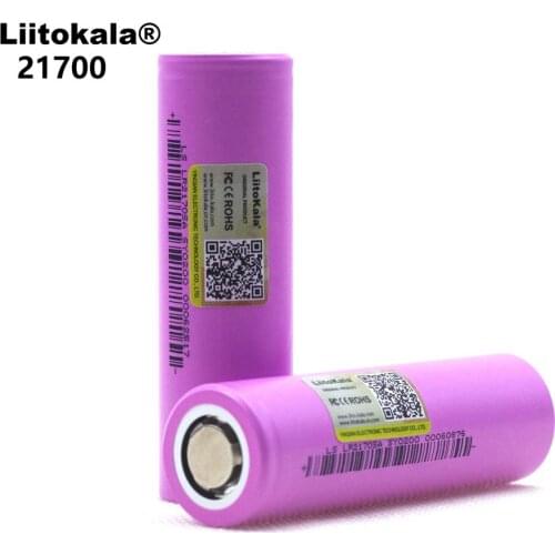 Liitokala 21700 Rechargeable Li-Ion Battery 4000mAh 3.7V 15A Power 5C Discharge 3-Cell Lithium Battery for electric bike tooling