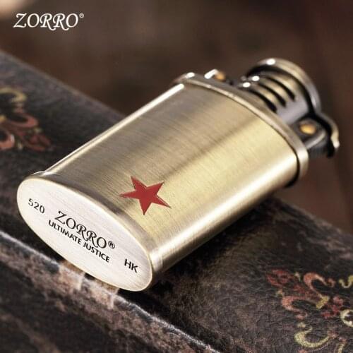 Vintage Windproof Lighter Mini For Cigarette Kerosene Gasoline Oil Petrol Refillable Flint Men smoking gift
