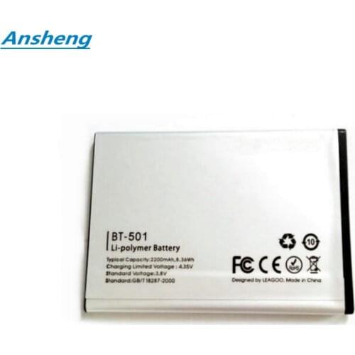 Ansheng High Quality 2200mAh BT-501 battery for LEAGOO Alfa 5 Battery BT501 BT 501 Alfa5 Smart phone