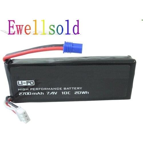 H501S X4 RC Quadcopter Spare Parts 7.4V 2700mAh 10C Rechargeable Battery H501S-14