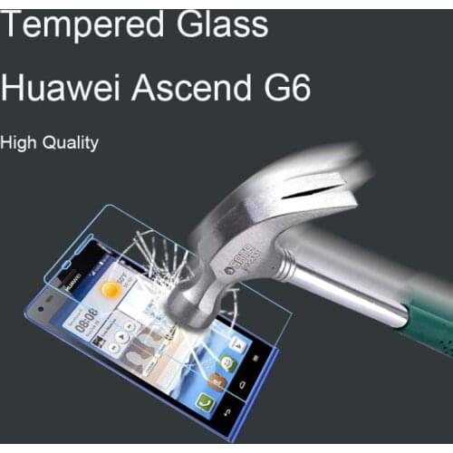 9H tempered Glass Screen Protector Guard Film For Huawei Ascend G6 G7/ P6 P7 P8 lite /mini GLASS Protective Film