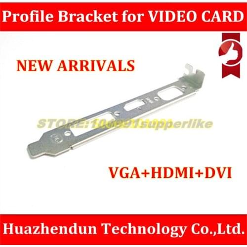 1PCS/LOT EVGA HD Video Graphics Card Baffle Full Height Expansion Slot Bracket CRT VGA+HDMI+DVI baffle
