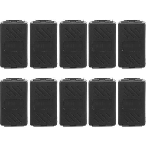 10pcs Network Cable Straight Ethernet LAN Coupler Joiner Connector RJ45 Double-Way Adapter for 8P8C