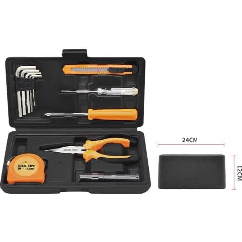 13/14/15/18pcs Hardware Maintenance Tools Adjustable Wrench Screwdriver Claw Hammer Repairing Tools XHC88