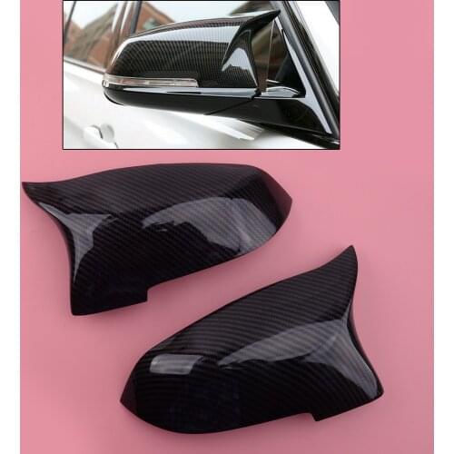 2pcs Door Side Rearview Wind Mirror Cover Cap Fit For BMW 5 6 7 Series F10 F11 F18 F07 F06 F12 F13 F01 51167308683 51167308684