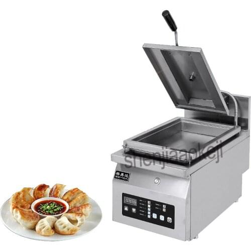 220v Commercial Dumpling Frying pan Electric Dumpling Fry machine Dumpling fryer Digital Computer control Auto-thermostat 3200w