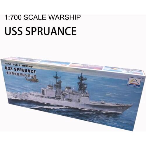 30CM Warship USS SPRUANCE Destroyer Plastic Assembly Model Electric Toy
