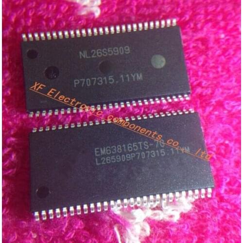 50 pcs EM638165TS-7G EM638165TS-7 EM638165TS TSSOP54