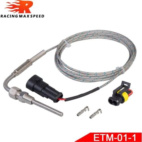 Car Exhaust Temp Sensor Gauge Exhaust Gas Temp Sensor EXT Temperature Sensor 0-1000 C
