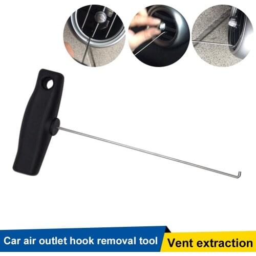 Car Air Outlet Pulling Hook Removal Tool Car Dashboard Air Vent Extraction Multifunction Durable Disassemble Tool Auto Supplies