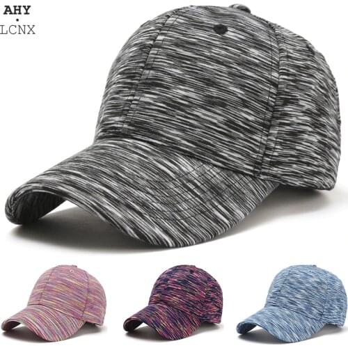 2020 New Korean outdoor colorful Cotton Casual baseball cap men women Sun Visor caps wild stripes sports Hat bone gorras