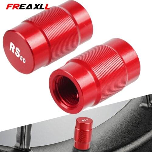 For Aprilia RS50 RS 50 1995-2006 2000 2001 2002 2003 2004 2005 1996 1997 1998 Vehicle Wheel Tire Valve Stem Caps Dust Covers