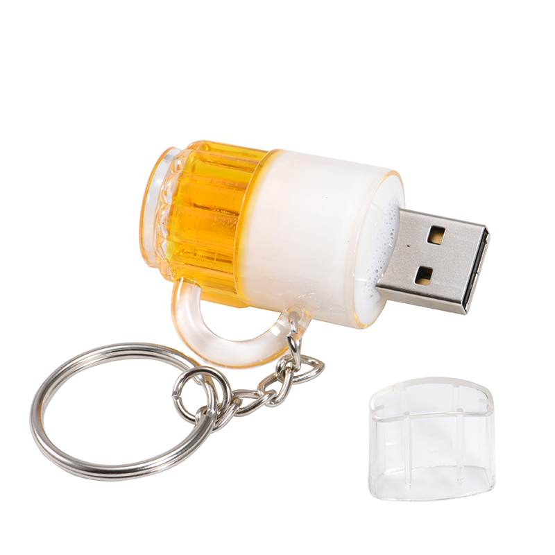JASTER plastic special beer mug model usb 2.0 flash drive pendrive 8gb 16gb 32gb 64GB memory stick pen drive USB thumb drive