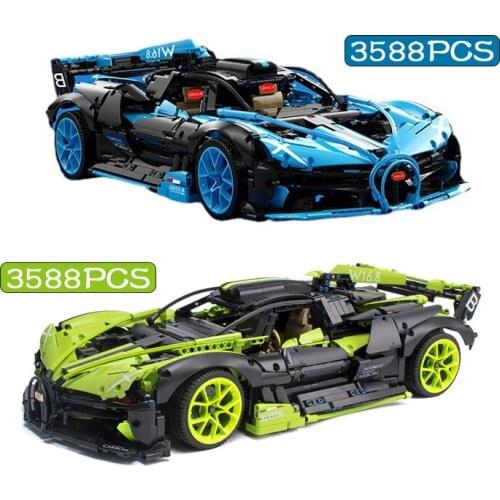 K Box 10211B Supercar Model City Racing Series Small Particle Toy Building Blocks Gifts For Boys