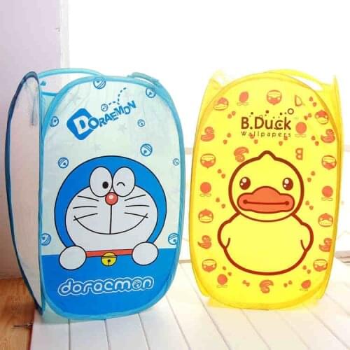 Garment Laundry Baskets Cute Cartoon Standing Soiled Clothes Storage Bag Dirty Dress Socks Organizers Foulclothes Storaging Bags