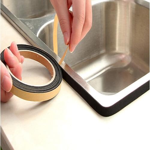 NEW stove slit strip Antifouling Dust waterproof seal Kitchen Black Adhesive Door Window sealing strip