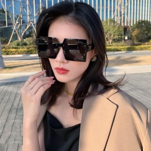 2021 new Polarized Sunglasses Womens tr Sunglasses European and American square Sunglasses