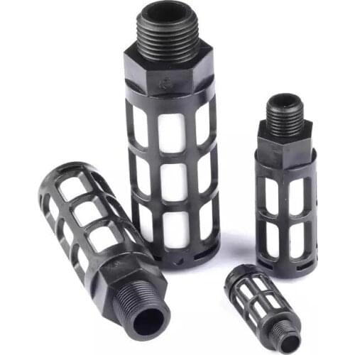 Plastic Muffler Noise Deadener Air Filter Aquarium Water Pipe Outlet Noise Snubber Pneumatic Exhaust Muffler 1 PCS