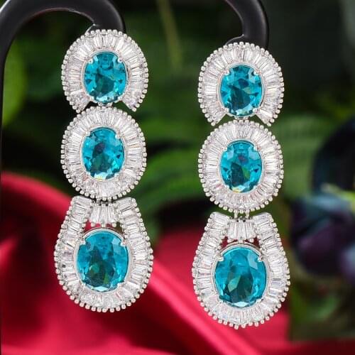 GODKI Spring Collection Flower Earrings For Women Wedding Party Dubai Bridal Jewelry boucle d'oreille femme Gift Jewelry