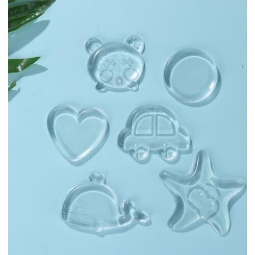 Silicone Door stop Wall Protector Door Handle Bumper Guard Self Adhesive Mute Door Stopper Furniture Anti-crash Pad Daily Tools