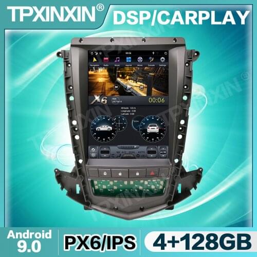 Tesla Vertical Screen Android 10 For Cadillac SRX 2013 - 2017 Car Radio Multimedia Video Audio Player Navigation GPS Accessories