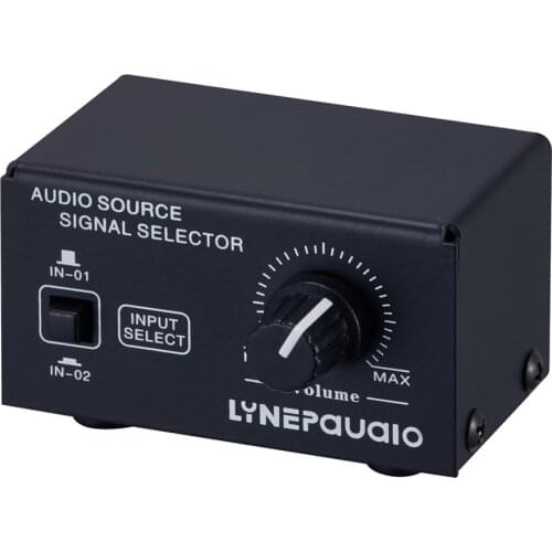 2 in 1 out, audio source signal selection switch, earphone speaker switch, output volume adjustment, lossless