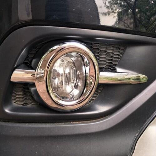 Higher star ABS chrome 2pcs car front fog light decorative cover,fog lamp cover For Honda CRV CR-V 2012-2015