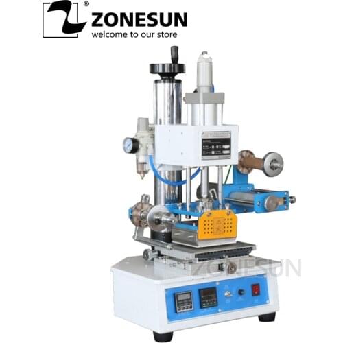 ZY-819H-2 Auto Industrial Hot foil Stamping Machine,leather LOGO/wood marks/name card Branding machine,leather embossor 220V