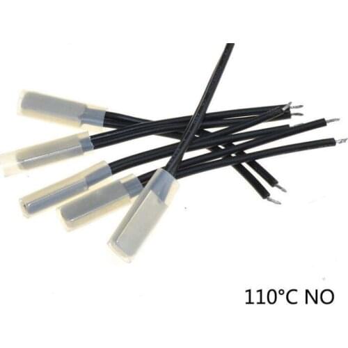 5pcs/lot KSD9700 5A250V 110 Degree Celsius (N.O.) Normally Open Temperature Switch Thermostat Thermal Protector