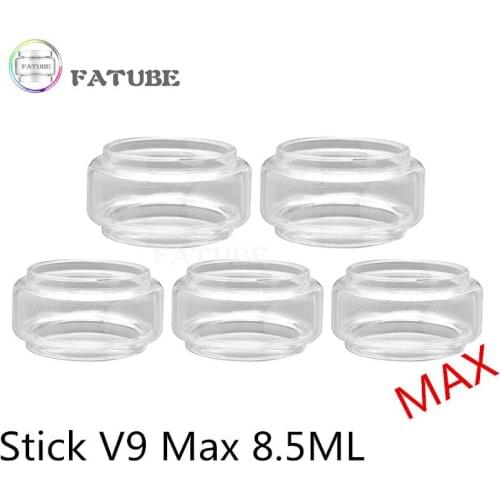 5pcs FATUBE Normal bubble glass tube for Stick V9 Max Starter Kit 8.5ml / Stick V9 GLASS CUP