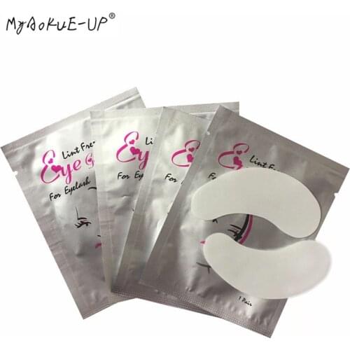 50 Pairs/Pack eyelashes Under Gel Eye Pads Patches For Eyelash Extension Eye Lash Paper Patches Stickers women Make Up Tools