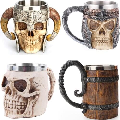 500/600ML Simulation Crude Wood Mug Double Wall Insulated Beer Cup Wine Tumbler Big Drinking Mug Wine Tumbler Beer Mug