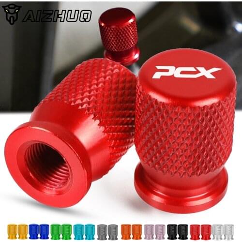 PCX CNC Aluminum Tire Valve Air Port Cover Caps Motorcycle Accessories FOR HONDA PCX 125 150 2020 2019 ALLYEARS PCX125 PCX150