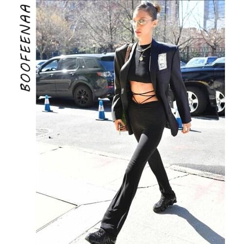 Женские спортивные брюки BOOFEENAA China At AliExpress