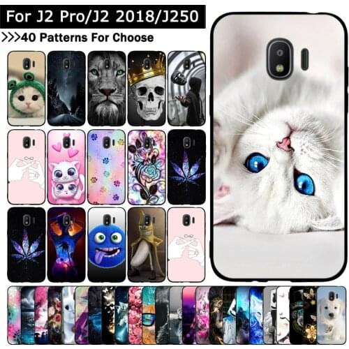 Case For Samsung Galaxy Grand Prime Pro/J2 Pro 2018/J2 2018/J250 Animal Cat Printing Cases Protective covers phone shells bags