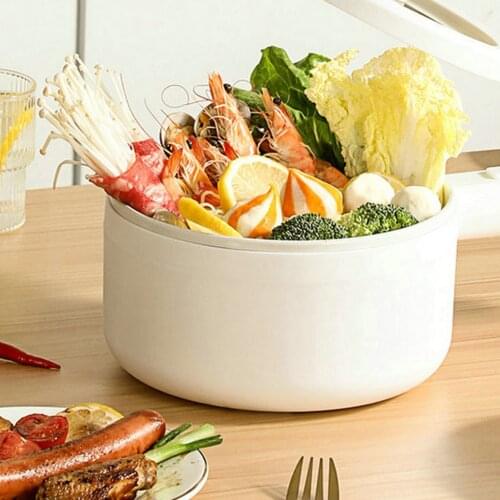 Mini Personal Electric Skillet Hot Pot for Pasta Mac & Cheese Soups