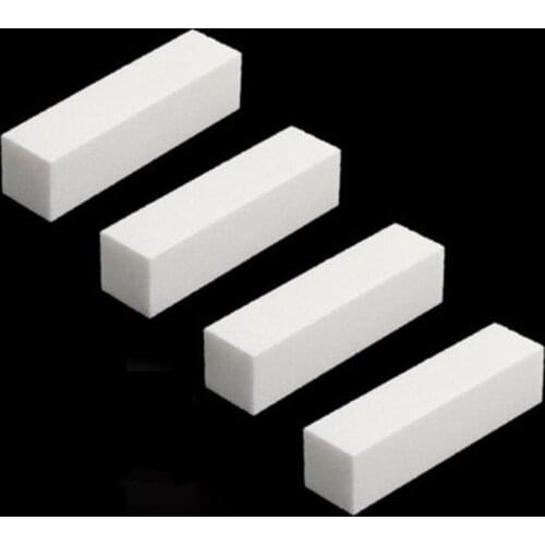 Rosalind 4PCS/Lot Nail Art Beauty Tools White Color Manicure Pedicure Sanding Form Nail Buffer File For UV Gel Nail Varnish