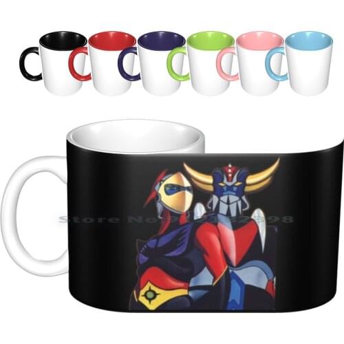 Goldrake Ceramic Mugs Coffee Cups Milk Tea Mug Ommik Cool Geek Goldrake Goldrak Goldorak Ufo Robot Actarus Vega Grendizer