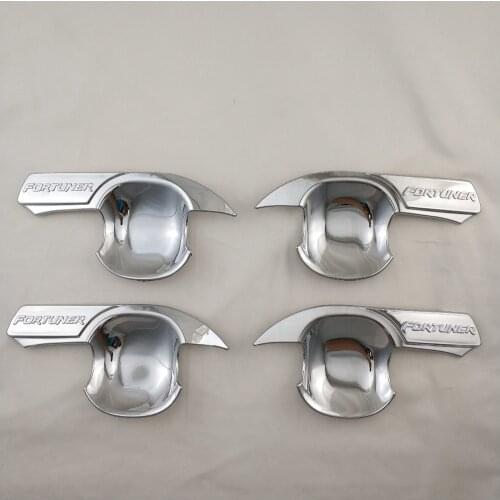 For Toyota Fortuner 2011 2012 2013 2014 of car door handle bowl cover ABS Chrome Accessories Stickers Car Styling