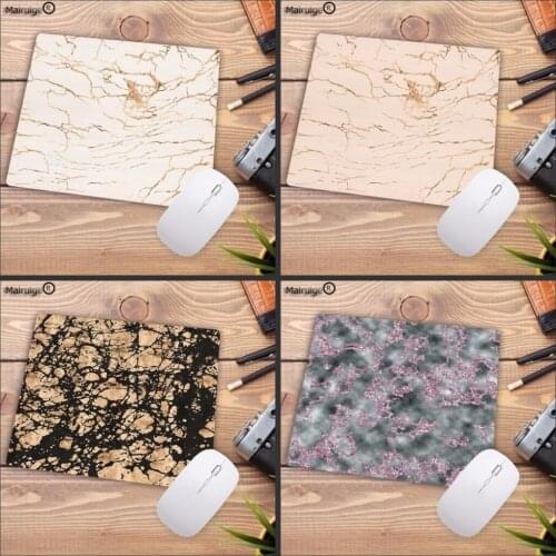 Mairuige Luxury Pink Marble Painting For CS GO Large Game Mouse Pad PC Computer Laptop Gaming Mousepad Professional Pads