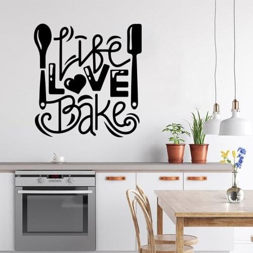 Cartoon kitchen Home Decoration Accessories For Kids Rooms Waterproof Wall Art Decal