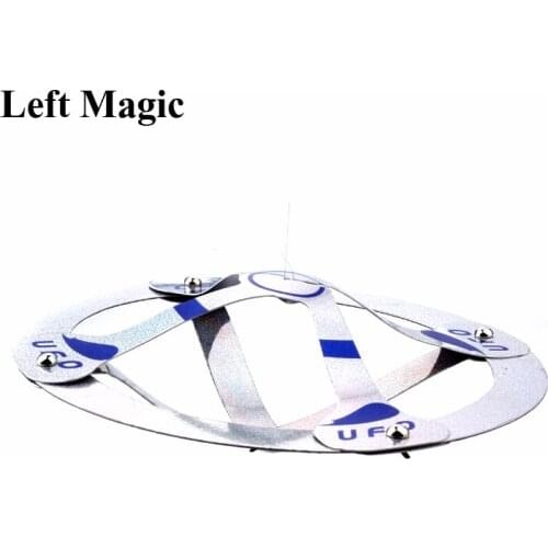 UFO Floating Fly Magic tricks Mystery Mid Air Fly Saucer UFO magic Props Outdoor Funny Toy For Kids Gift G8023