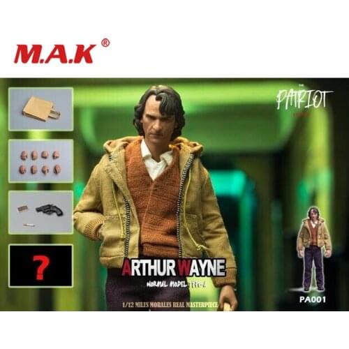 New Arrival Patriot STUDIO 1/12 ARTHUR WAYNE Clown Casual Clothes Suit Figure Model Toy